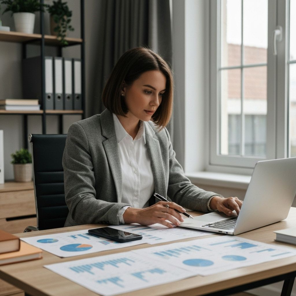 Logistics professional doing remote work